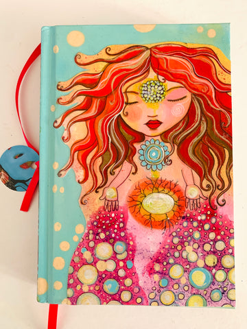 Surrender, hand-painted Journal/Sketchbook