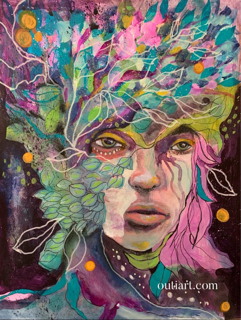 Night Forest, print