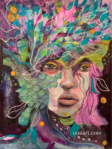 Night Forest, print