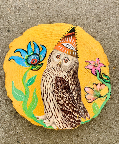 Garden of Wisdom, original mini painting