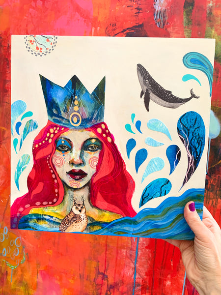 Sea of Wisdom, original painting.