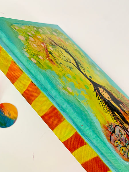 Treedom, hand-painted Journal/Sketchbook