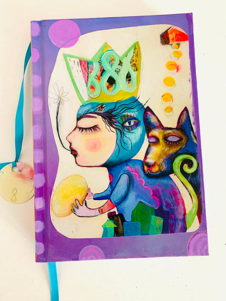 Holding Goodness, hand-painted Journal/Sketchbook