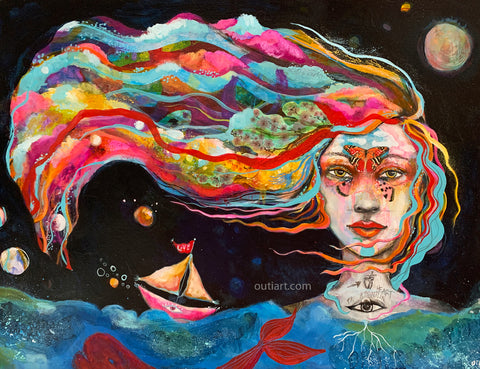 Whale of Desire, print