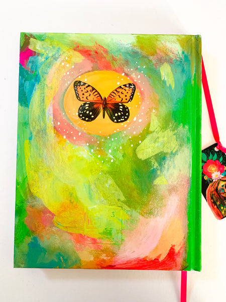 Copy of Invitation, hand-painted Journal