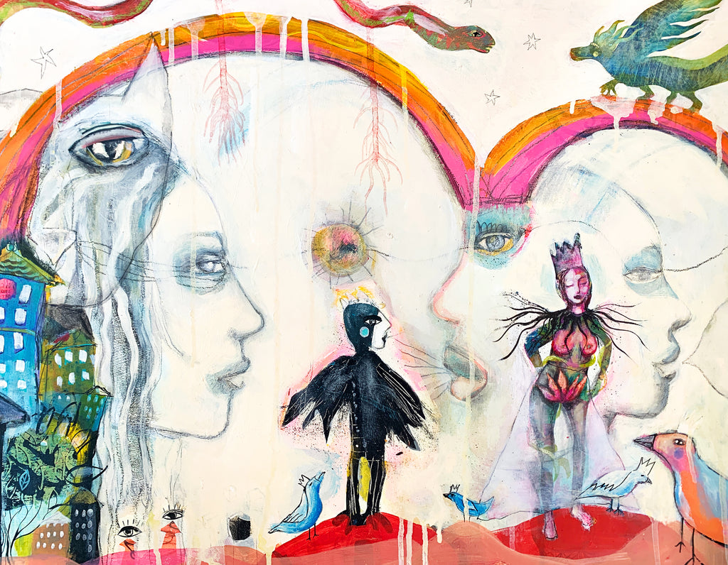 Stretch of Time, original painting.