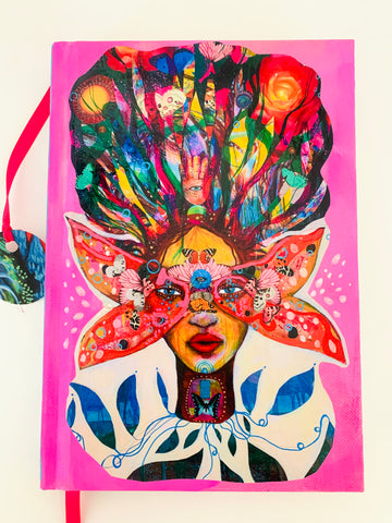 Invitation, hand-painted, Journal/Sketchbook