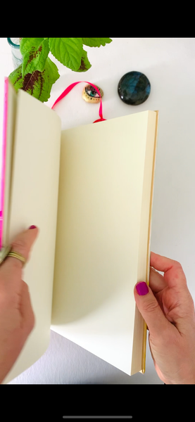 Truth Teller, Large size hand-painted Journal