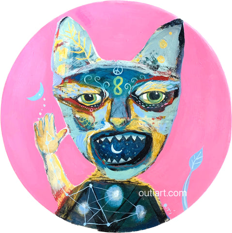 Moon Inside, original painting