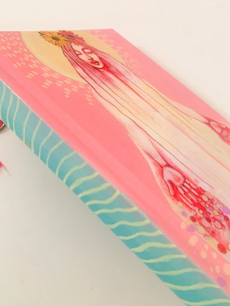 Letting Go, hand-painted Journal/Sketchbook