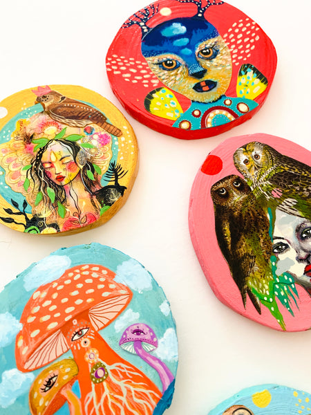 We See You, original mini painting