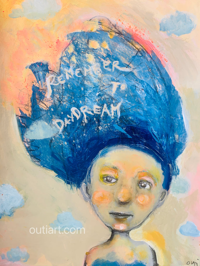 Remember to Daydream, original painting
