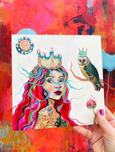 Magicians, original painting.