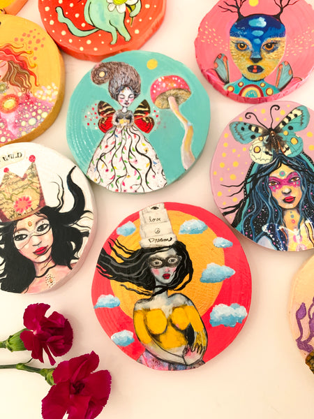 Stay Wild Remix, original mini painting