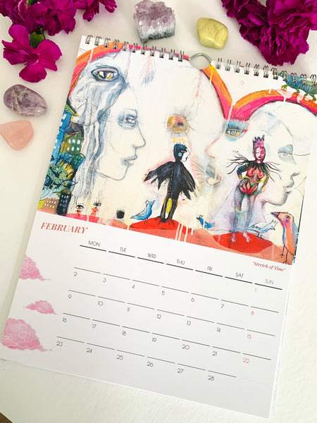 Stay Wild Queen 2026 Calendar by Outiart