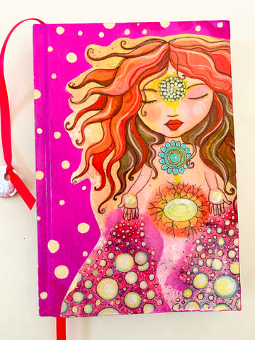 Surrender, hand-painted Journal/Sketchbook