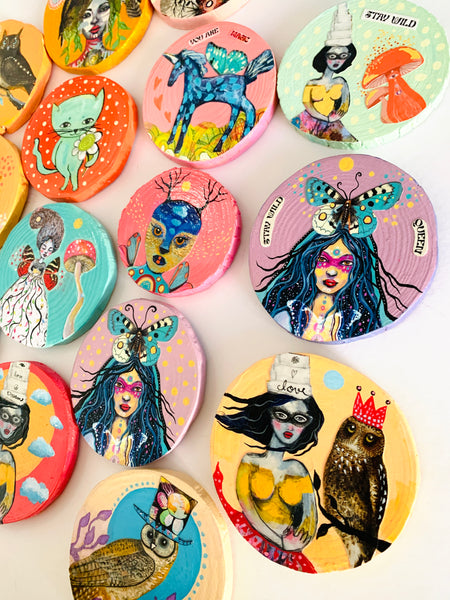 Two of Us, original mini painting