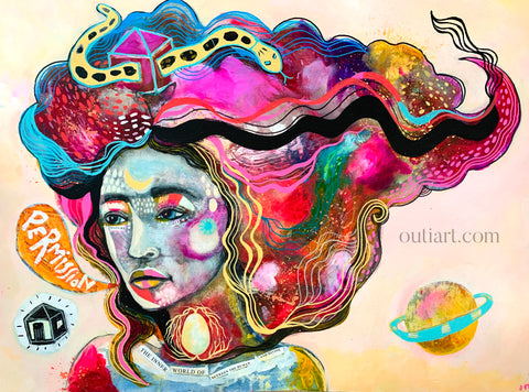 Permission, original painting.