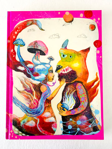 Truth Teller, Large size hand-painted Journal