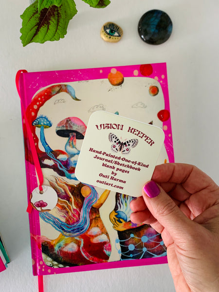 Truth Teller, Large size hand-painted Journal