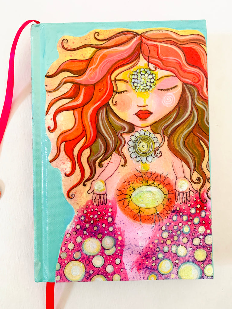 Surrender, hand-painted Journal/Sketchbook