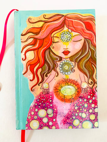 Surrender, hand-painted Journal/Sketchbook