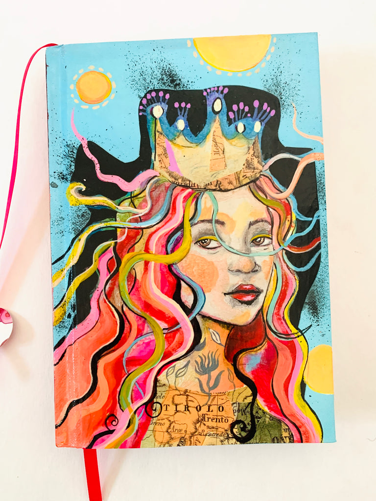 Sweet Wildness, hand-painted Journal/Sketchbook