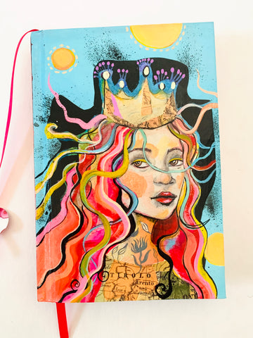 Sweet Wildness, hand-painted Journal/Sketchbook