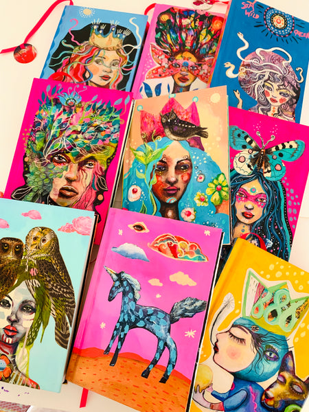 Magic Maker, hand-painted, luxury  Journal/Sketchbook