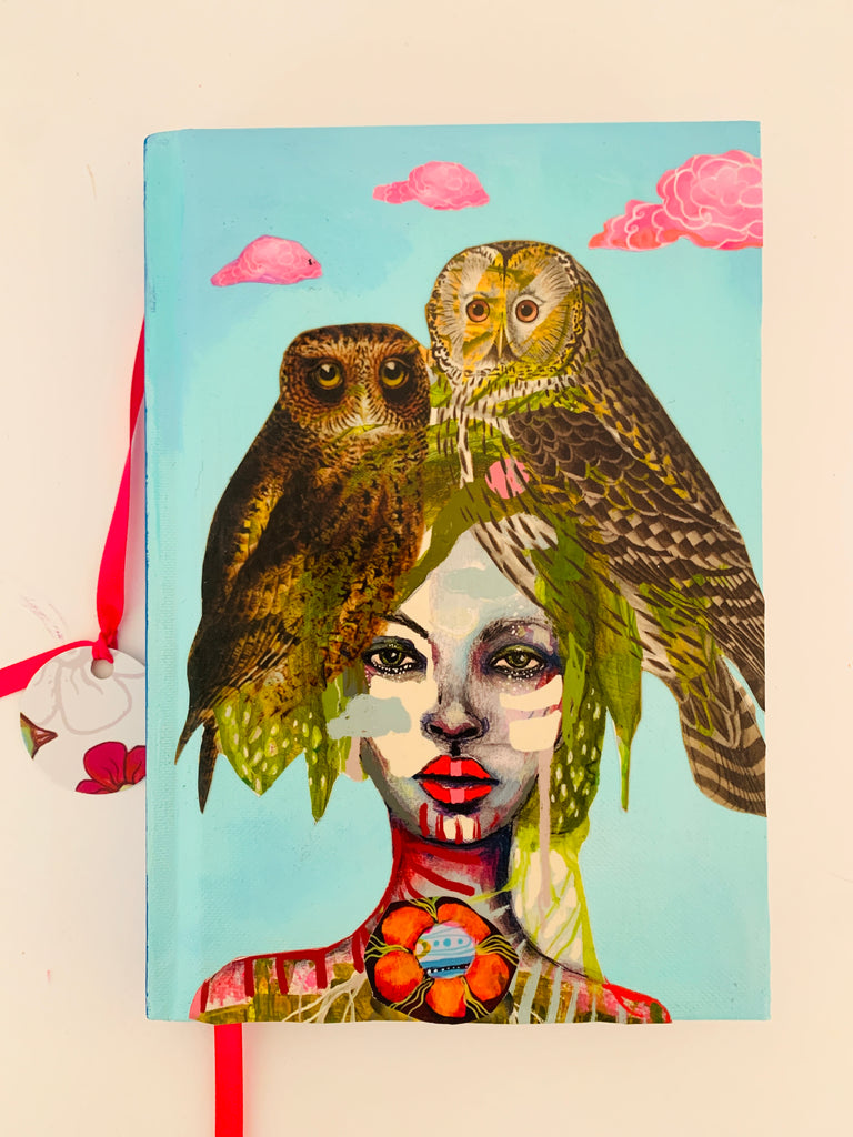 Stay Wild Queen , hand-painted, luxury  Journal/Sketchbook