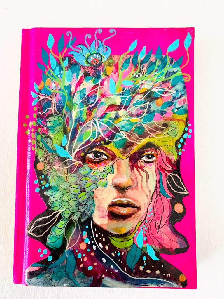 Night Forest, hand-painted, Journal/Sketchbook