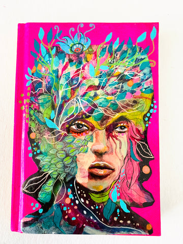 Night Forest, hand-painted, Journal/Sketchbook