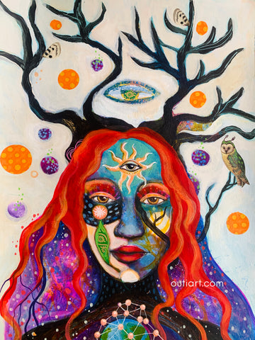 Origin Story, original painting