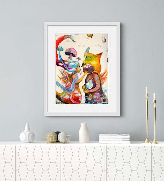 Truth Teller, original painting