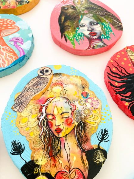 Land of Peace, original mini painting