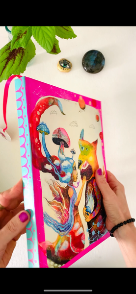 Truth Teller, Large size hand-painted Journal