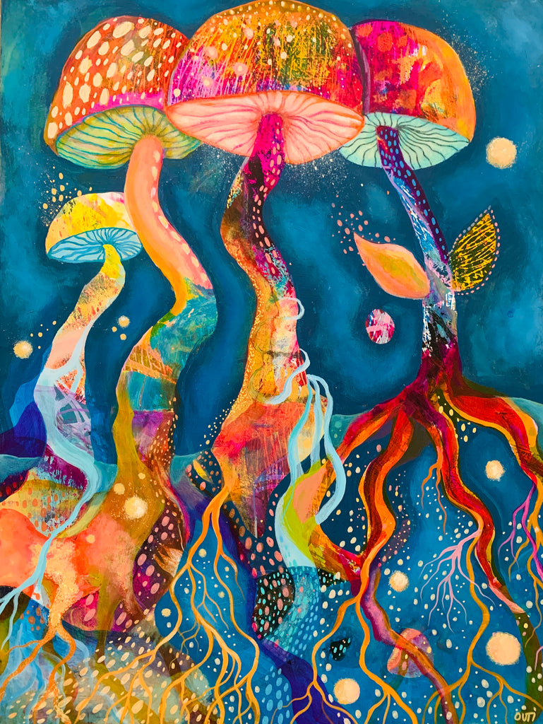 Growing Together, original painting