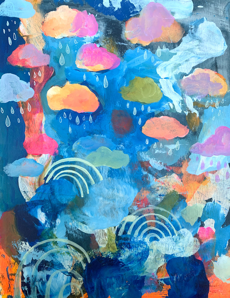 Color Weather, original painting.