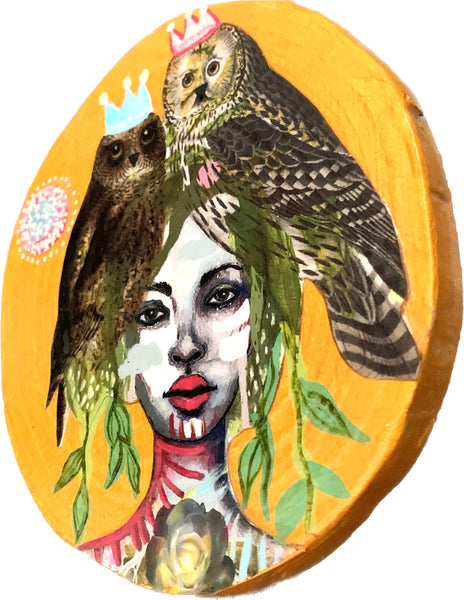 Stay Wild Queen remix, original mini painting