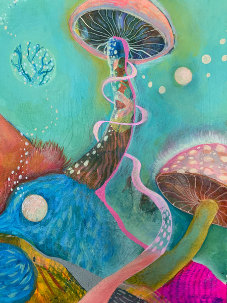 Flying Visinary, original painting