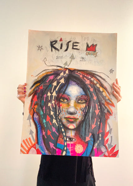 Rise, original painting