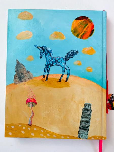 Truth Teller, Large size hand-painted Journal