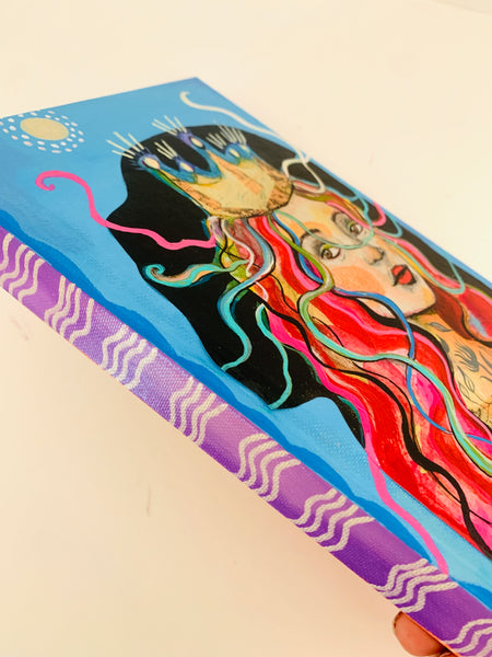 Sweet Wildness, hand-painted, Journal/Sketchbook