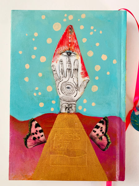 Treedom, hand-painted Journal/Sketchbook