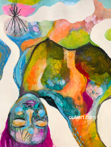 Dancing With It,original painting.