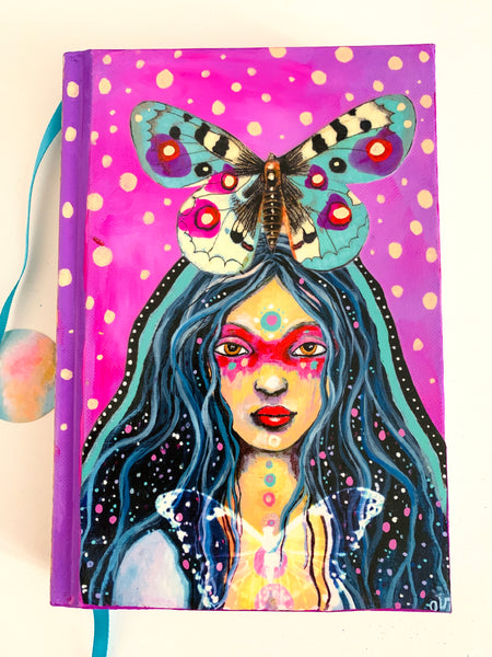 Soul Call, hand-painted Journal/Sketchbook