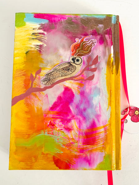 Land in Peace, hand-painted Journal/Sketchbook