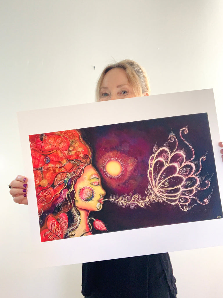 Grateful, print