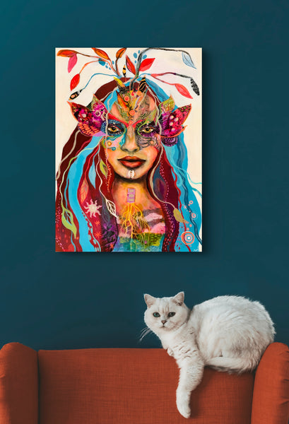 Woven With Wildness, original painting