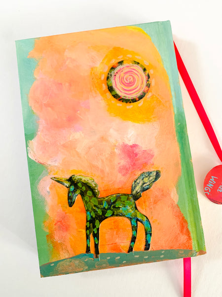 Trusting in Goodness, hand-painted Journal/Sketchbook